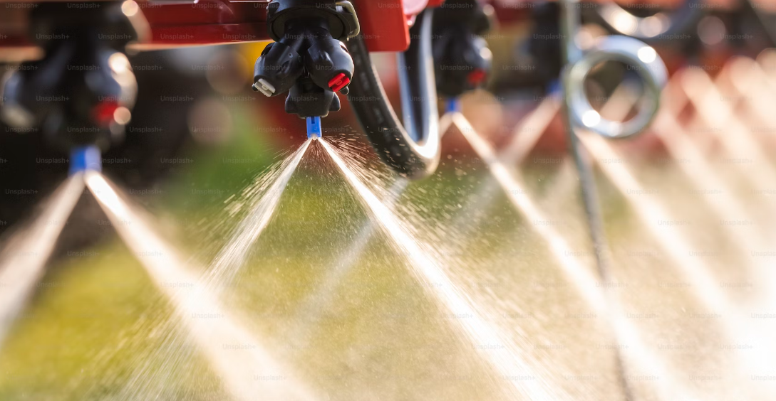 Urban Lawn Sprinklers in Mississauga, Ontario.
